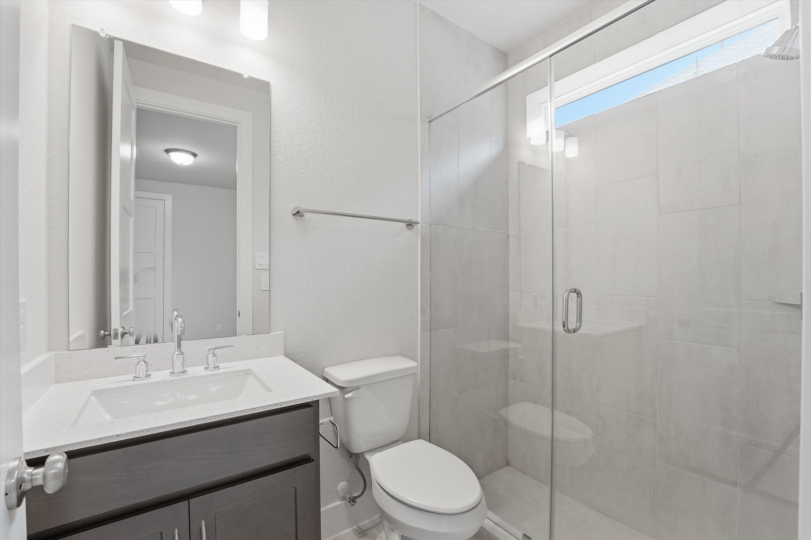 guest bathroom with shower