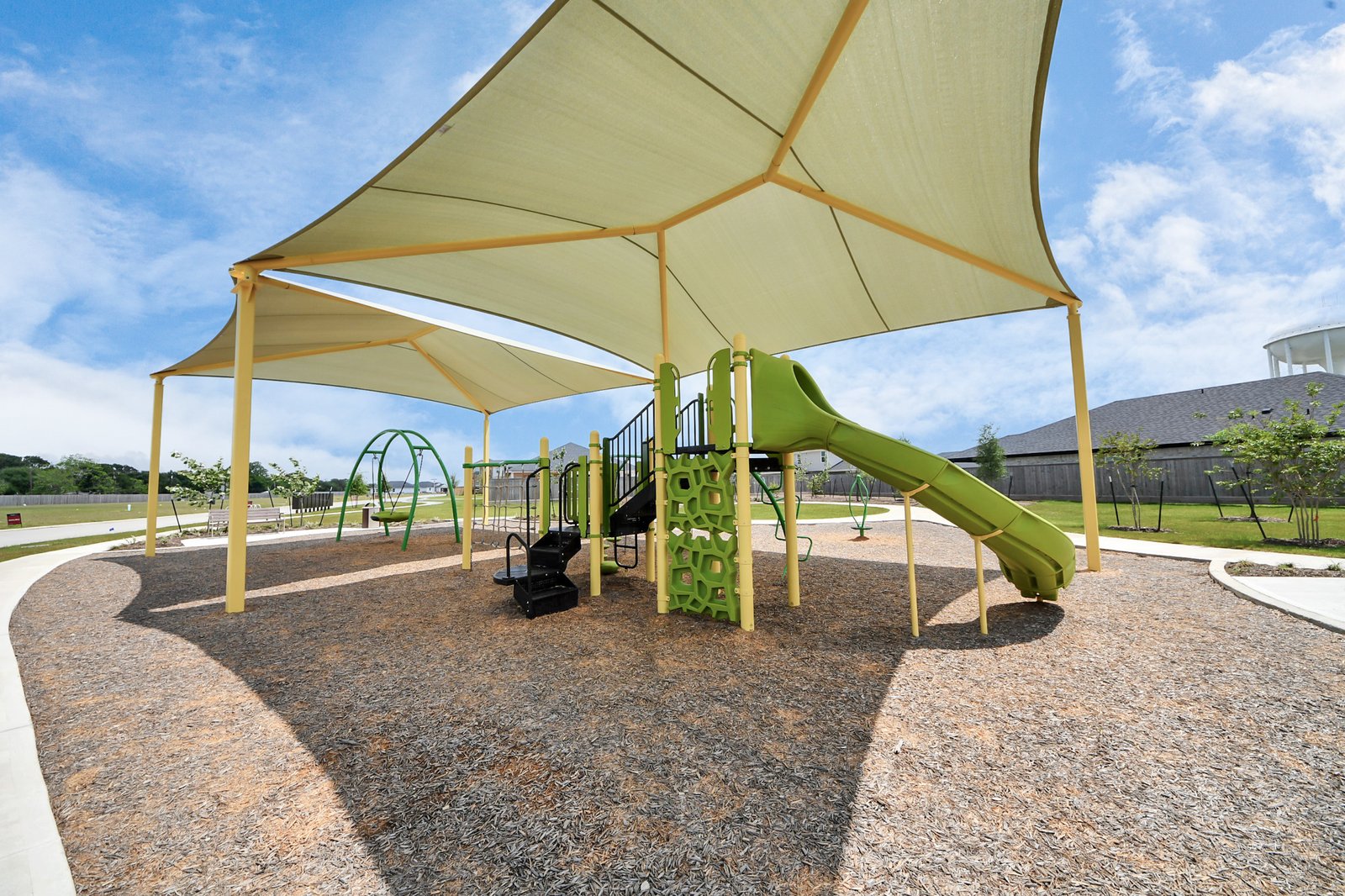playground with slides