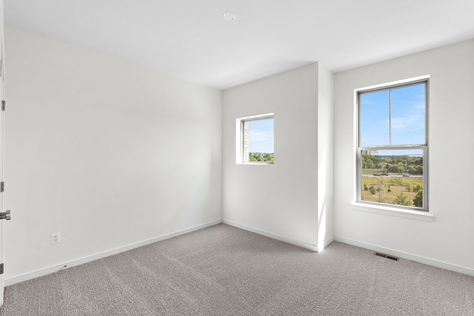 secondary bedroom with carpet