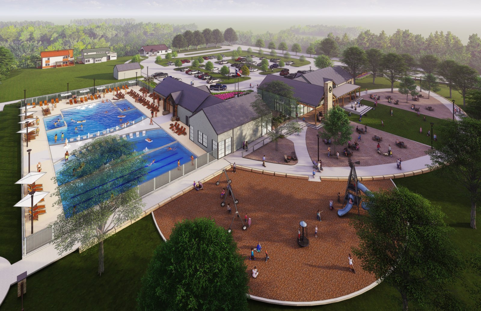 rendering of community amenities
