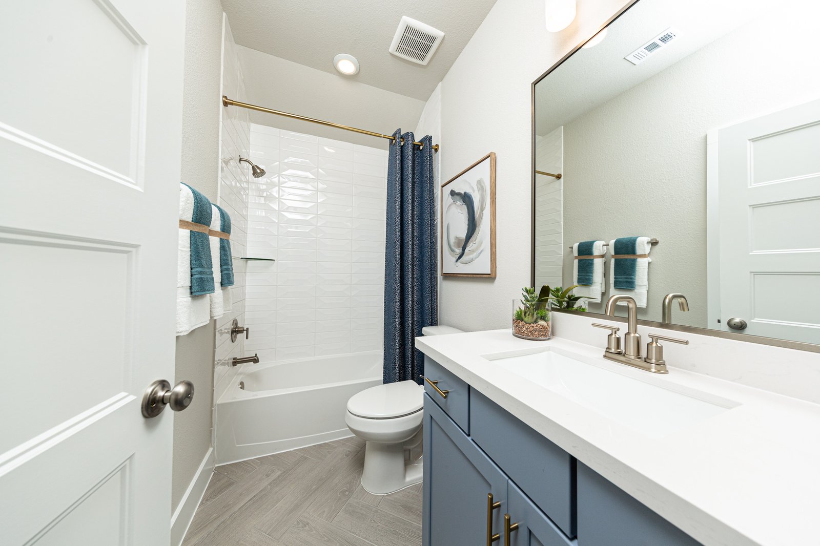 guest bathroom with tub