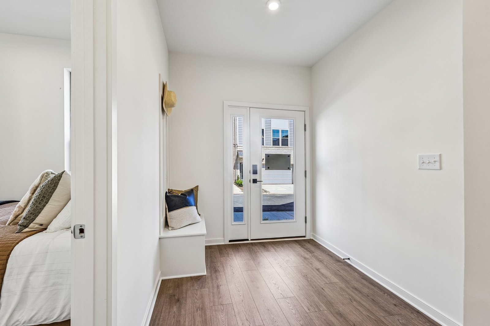 foyer with a mudroom area