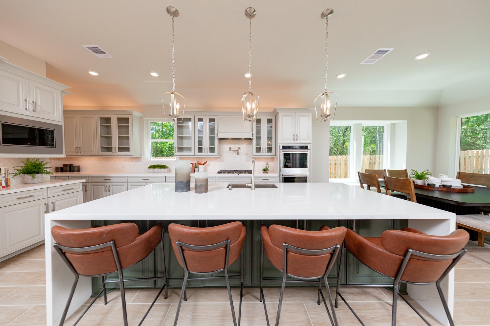 kitchen with white countertop