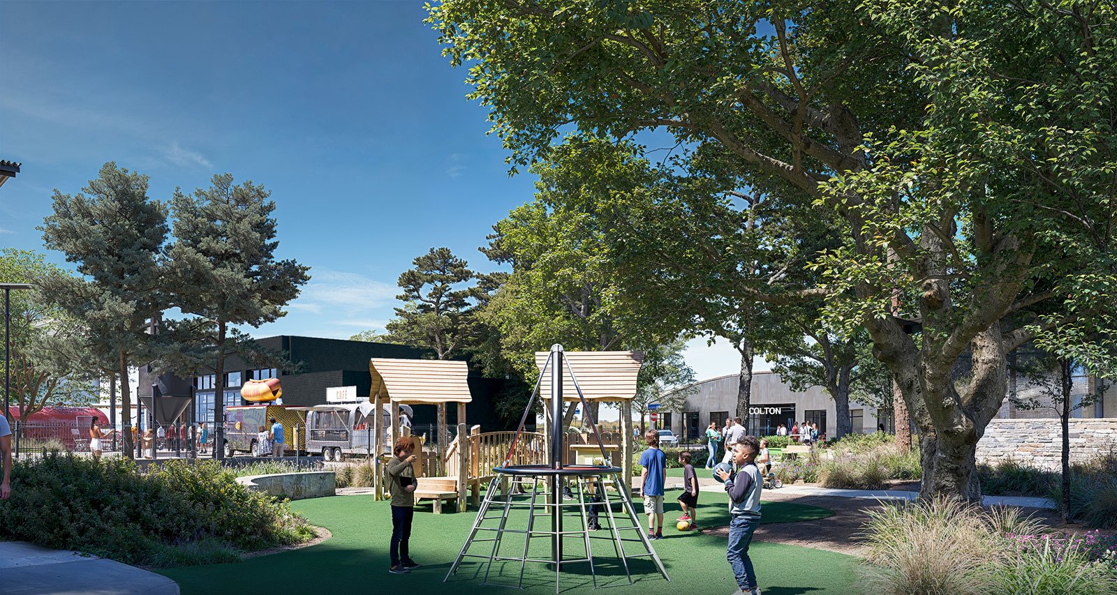 view of community playground