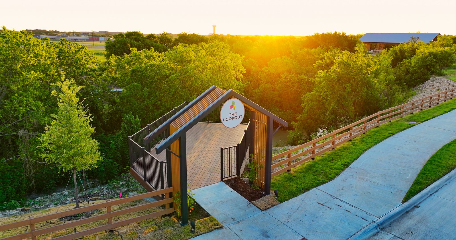 entryway to lookout amenity