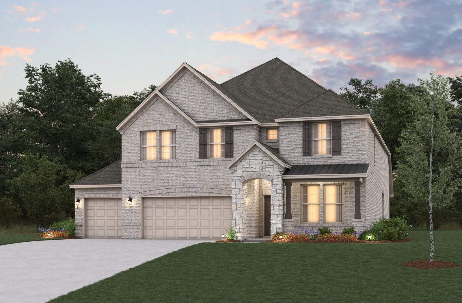 exterior of home with brick