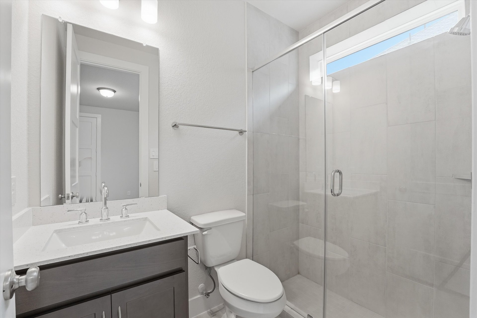 guest bathroom with shower