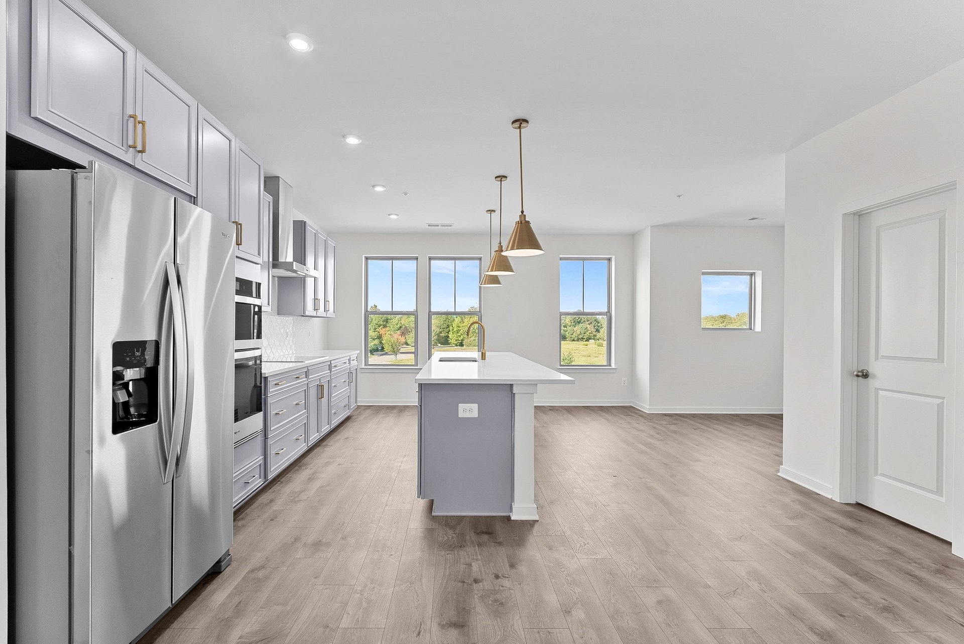 kitchen with stainless steel appliances