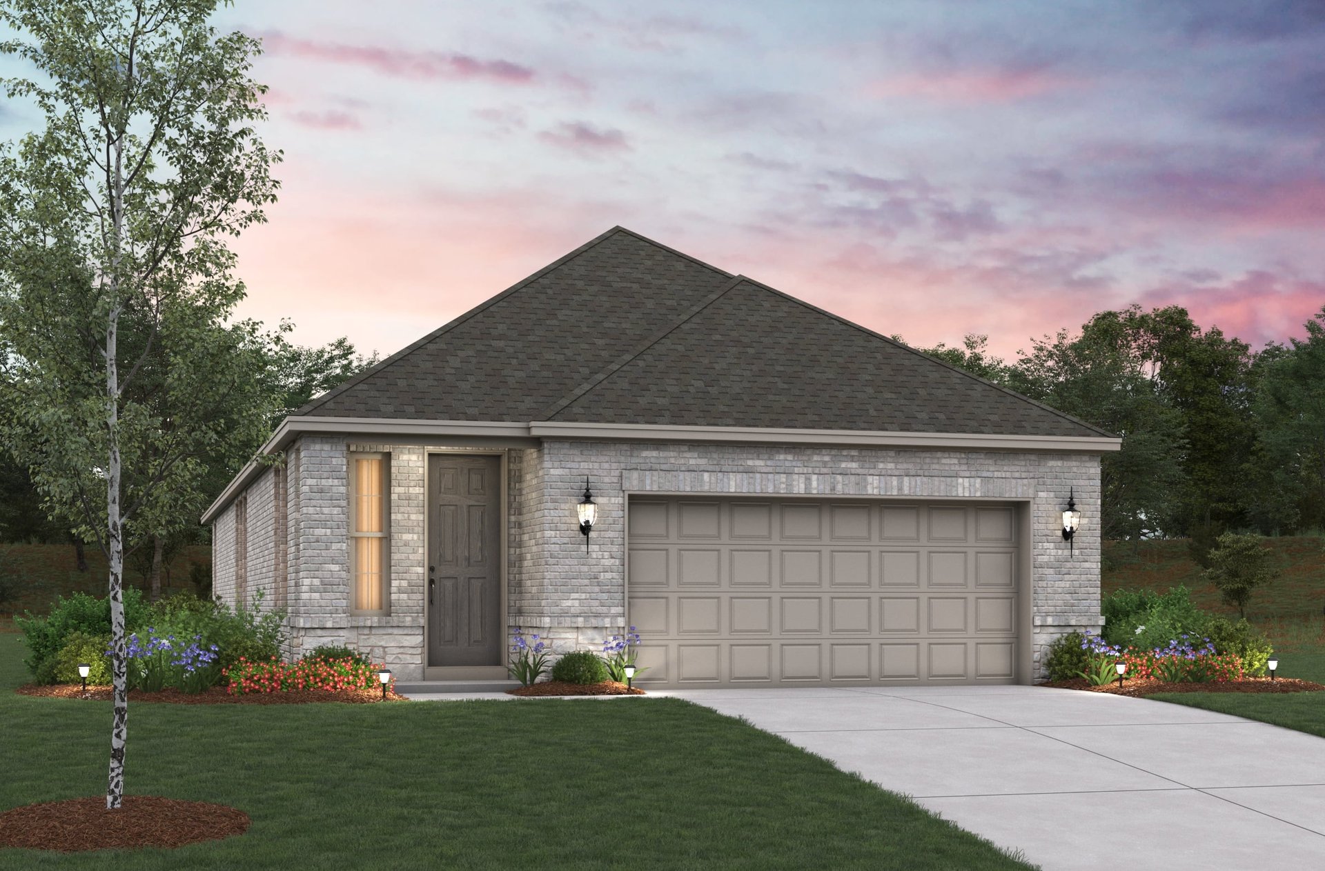 exterior of home with brick