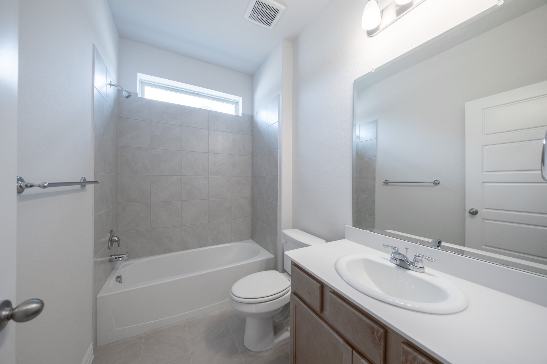 guest bathroom with soaking tub