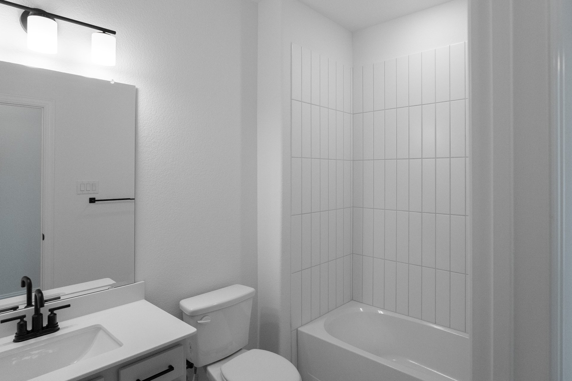 guest bathroom with soaking tub