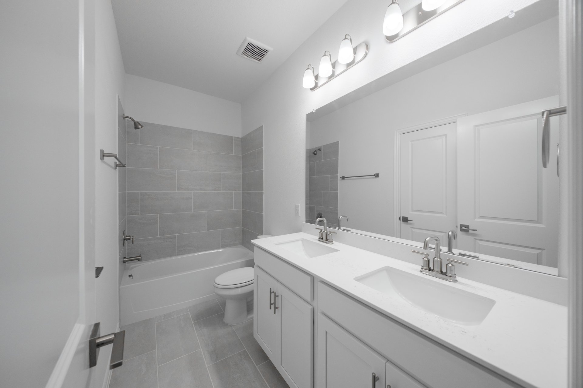 guest bathroom with soaking tub