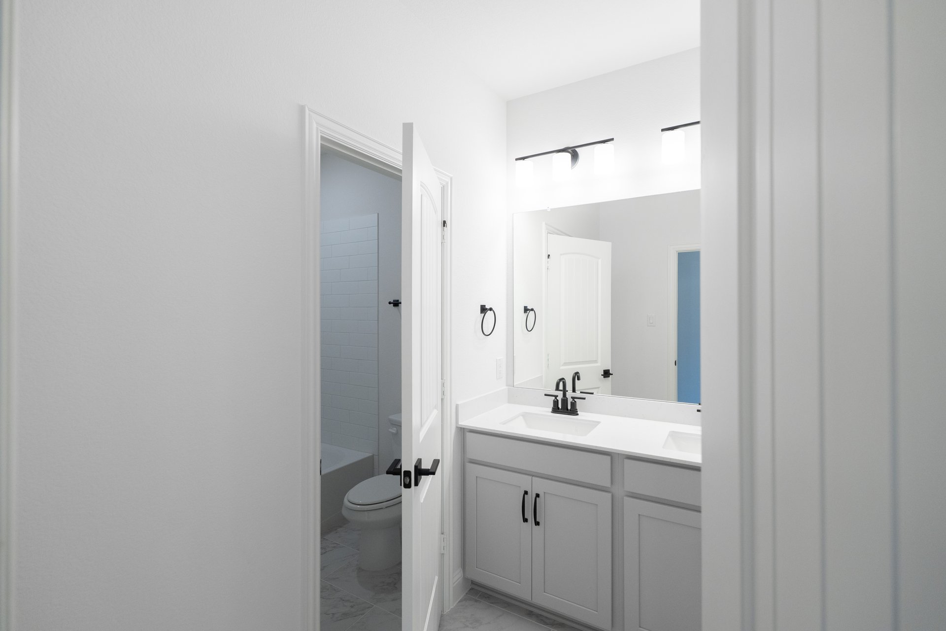 guest bathroom with tub