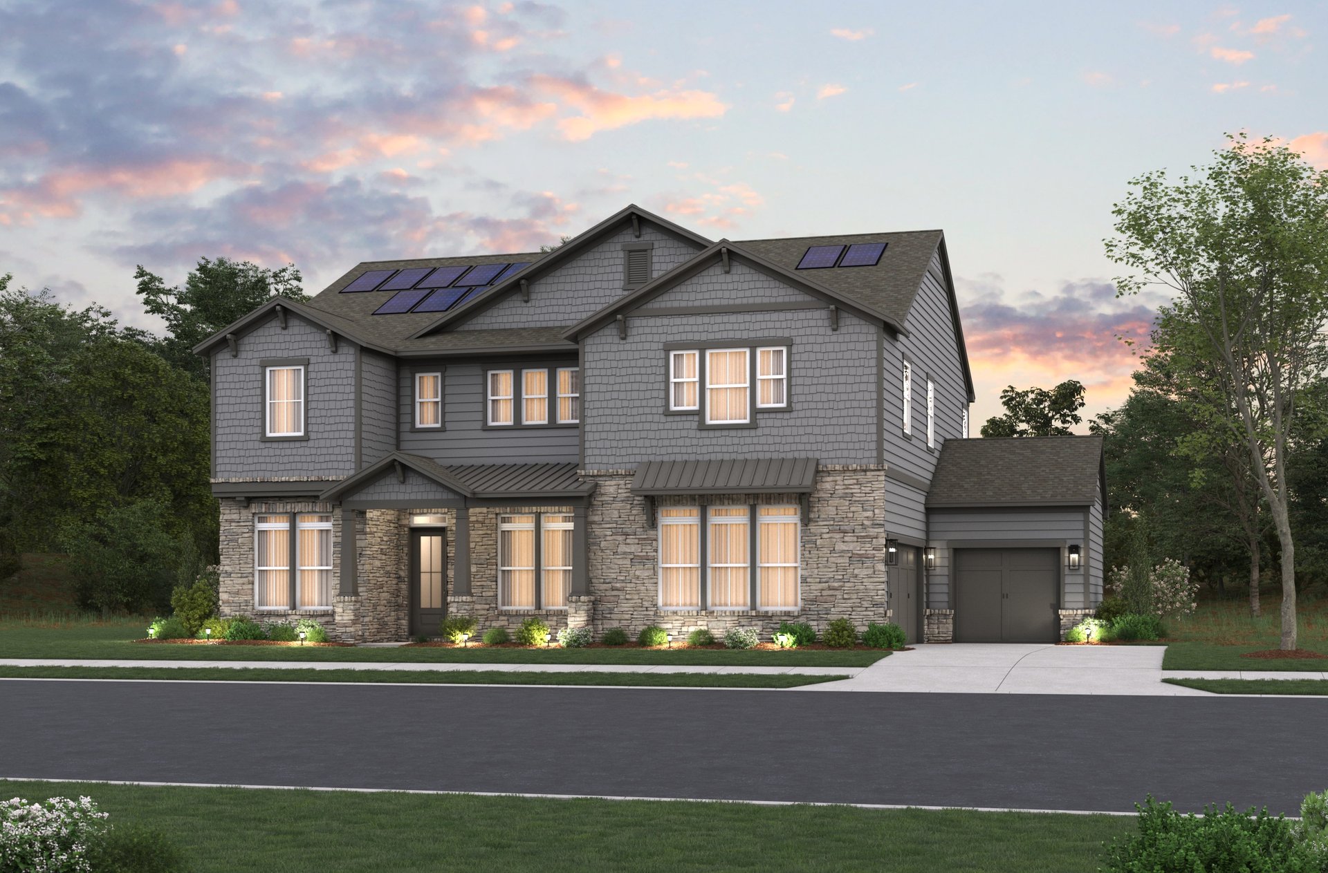 rendering of 2-story home