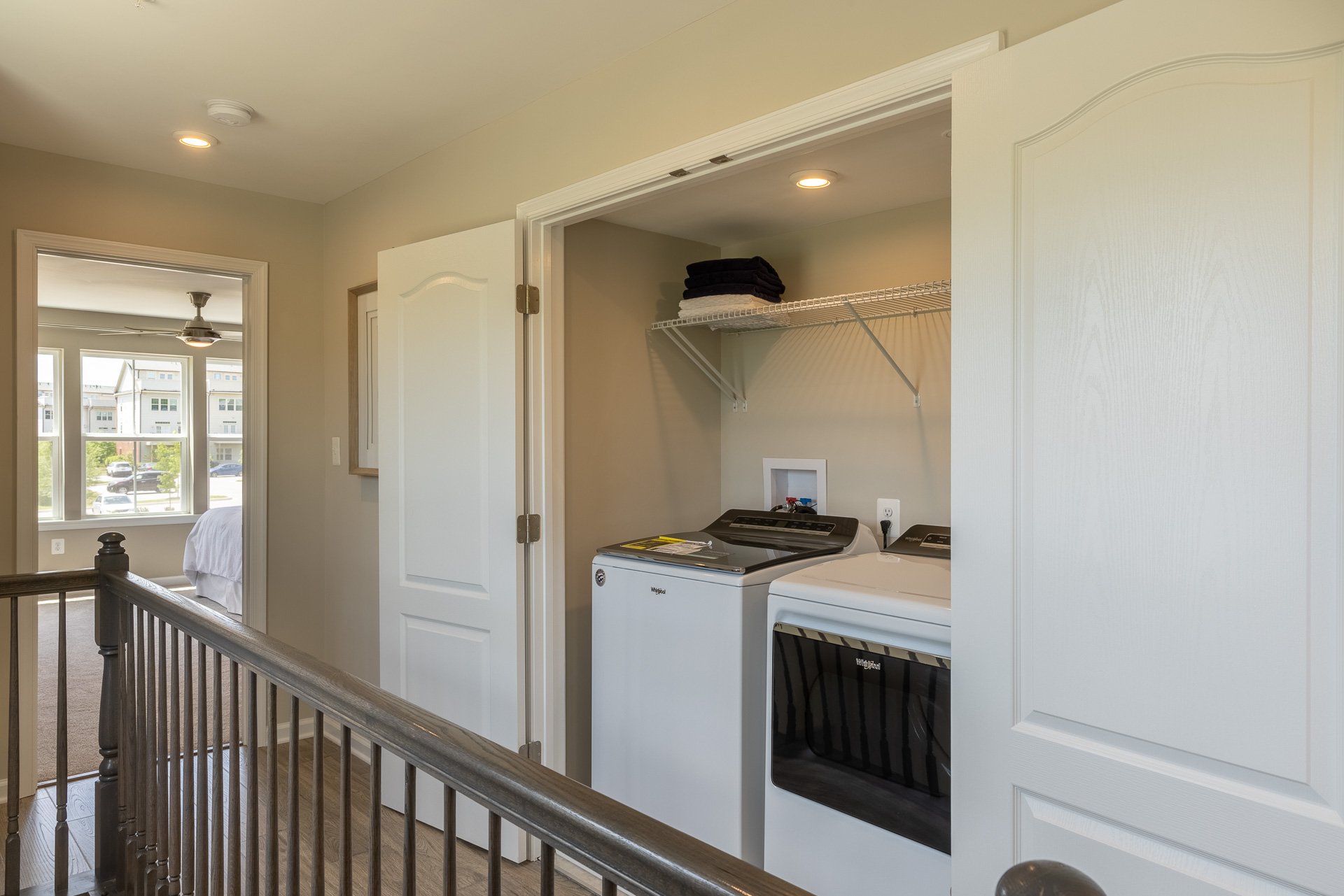laundry room with a washer and dryer