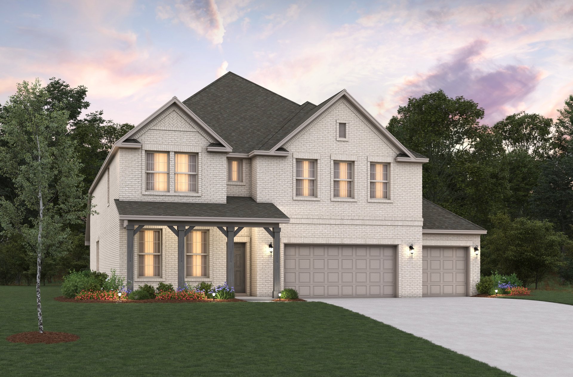 exterior of home with brick