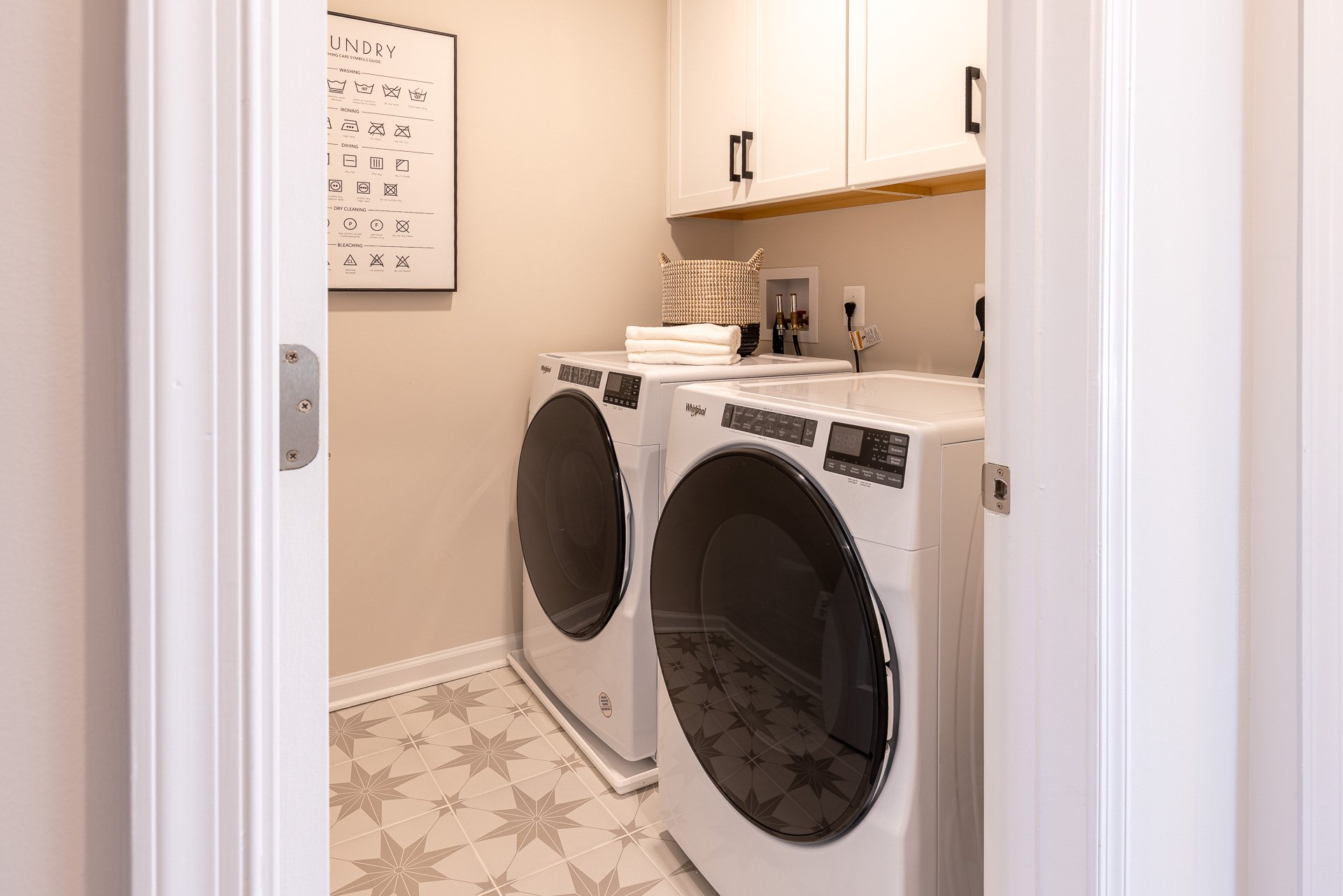 laundry room with a washer and dryer