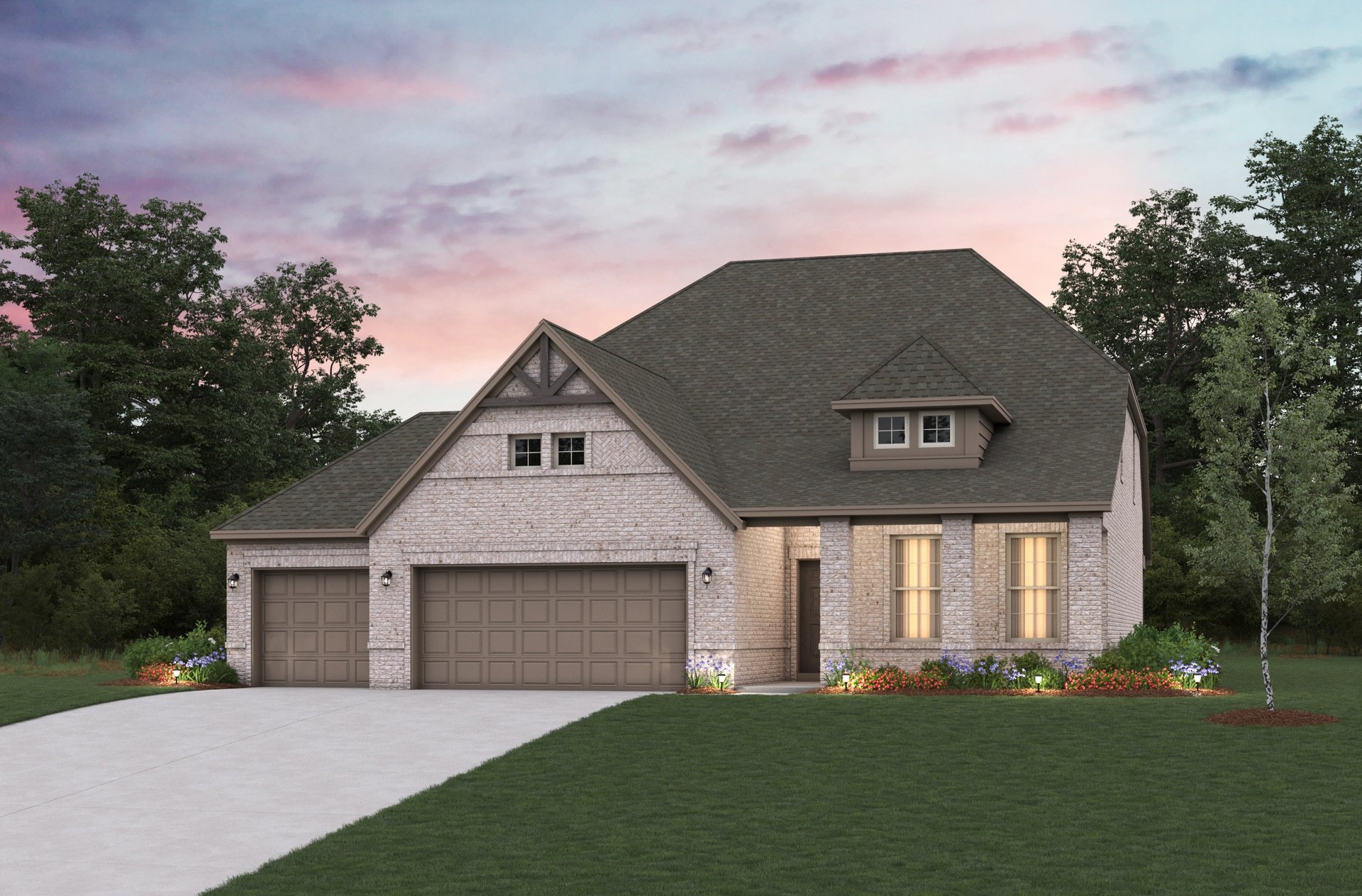 exterior of home with brick