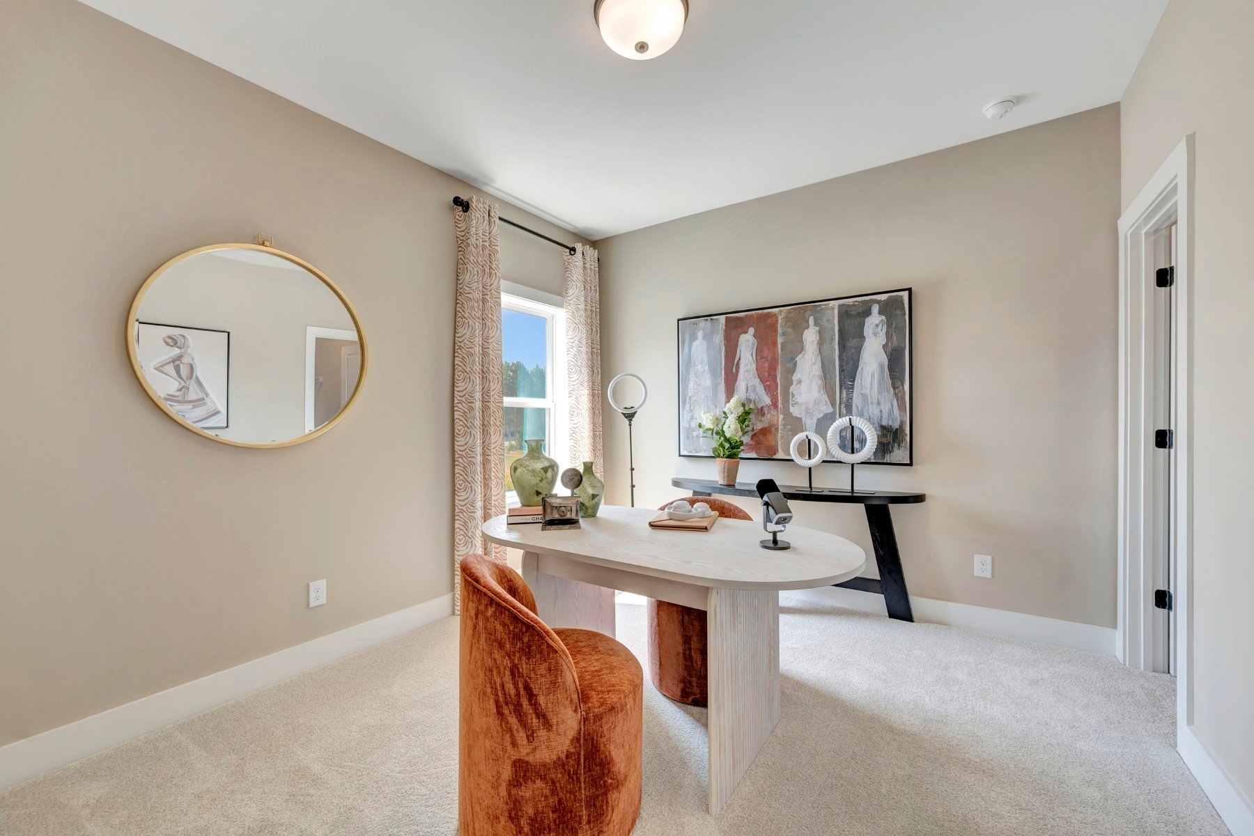secondary bedroom used as an office