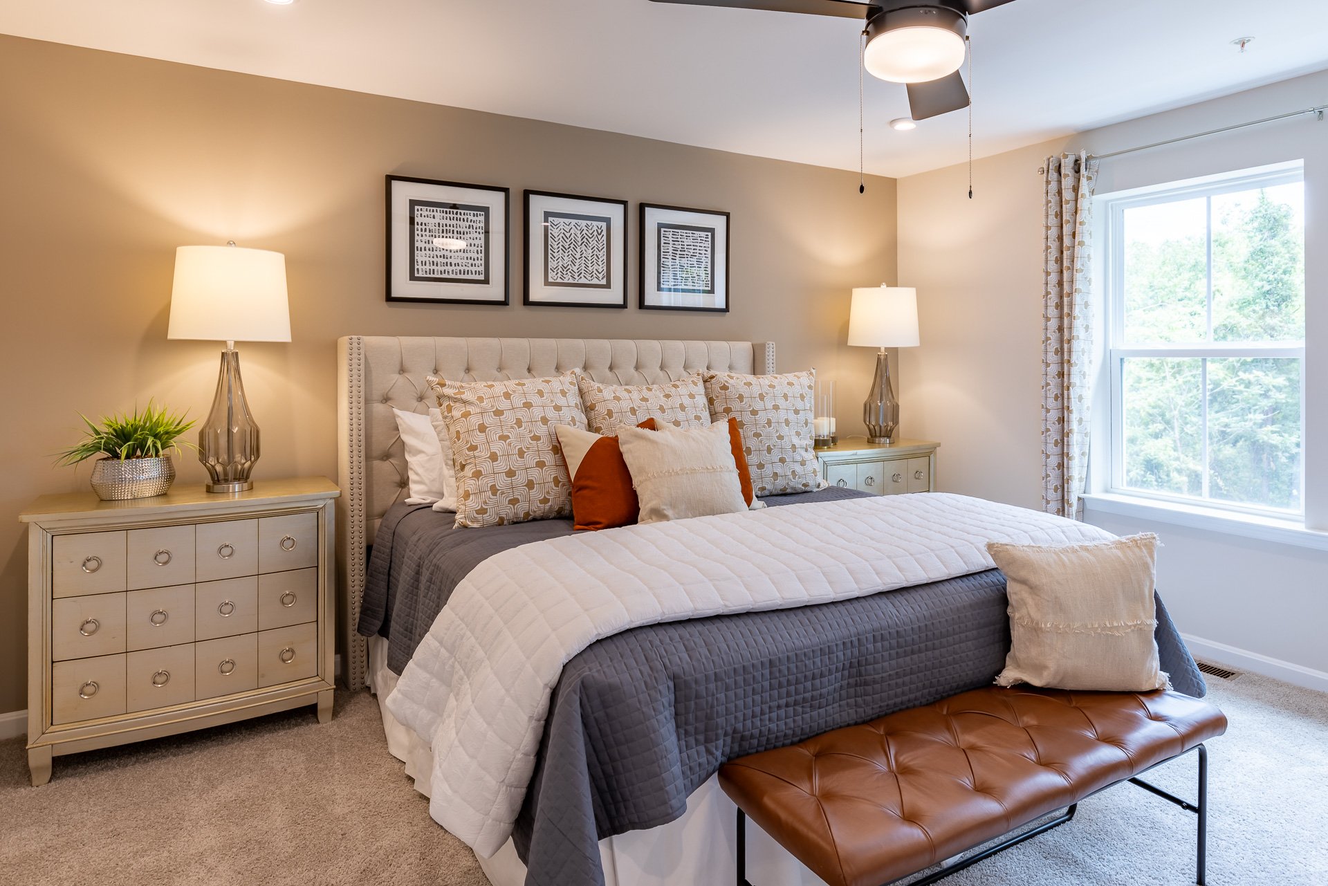 model home primary suite