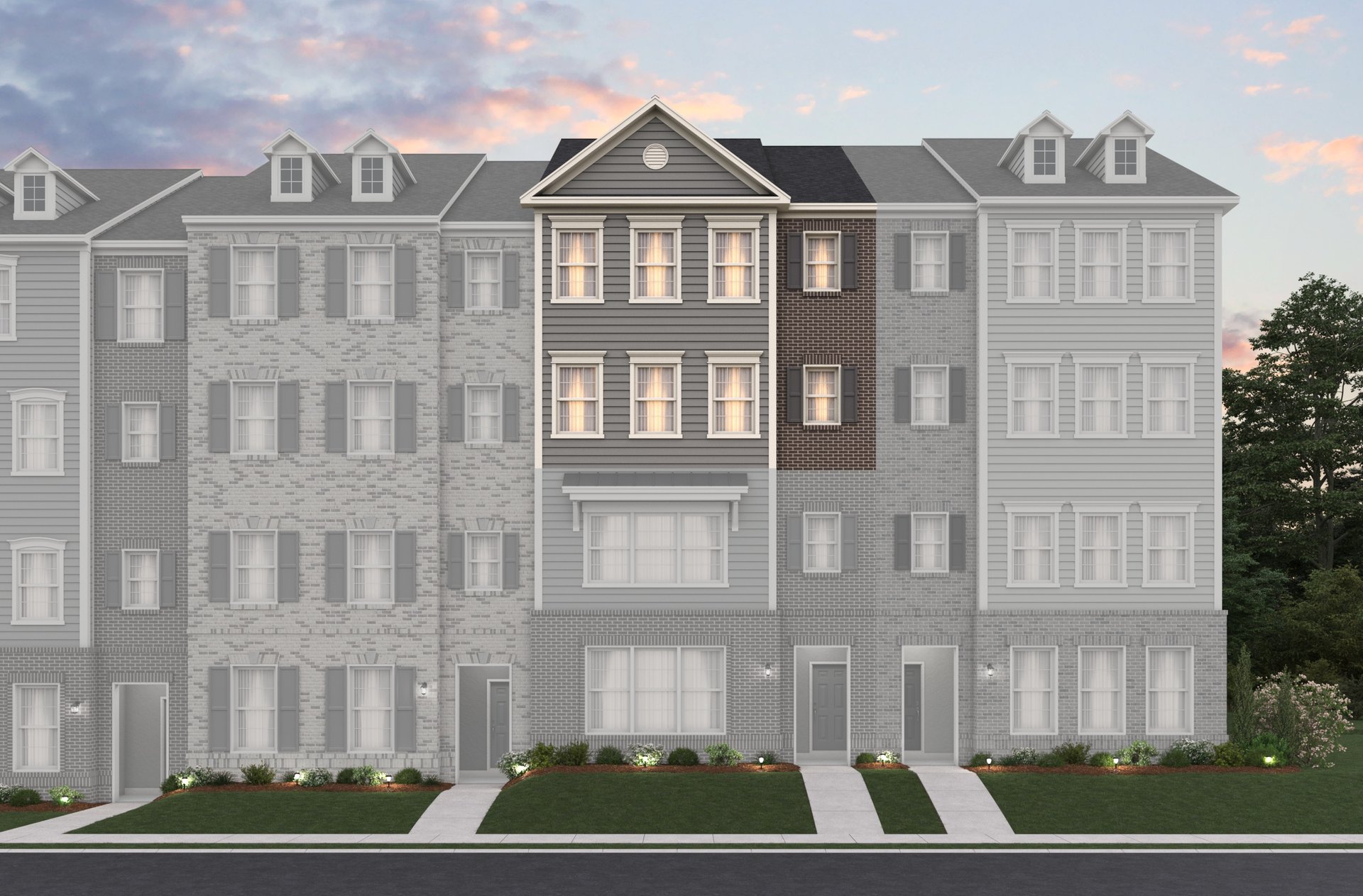 upper-level 2-story condo exterior