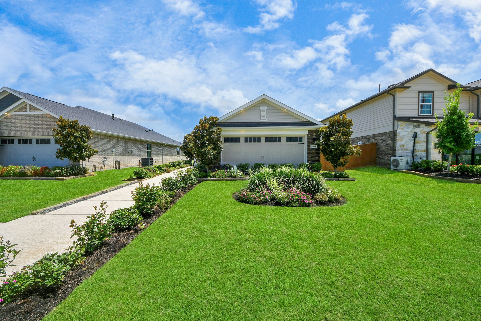 exterior of home with brown brick