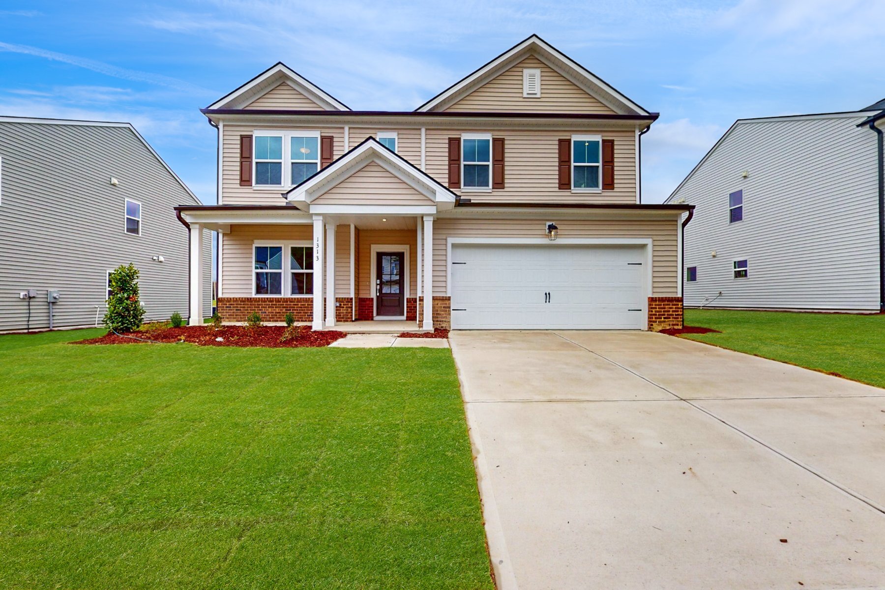 two-story single-family home exterior