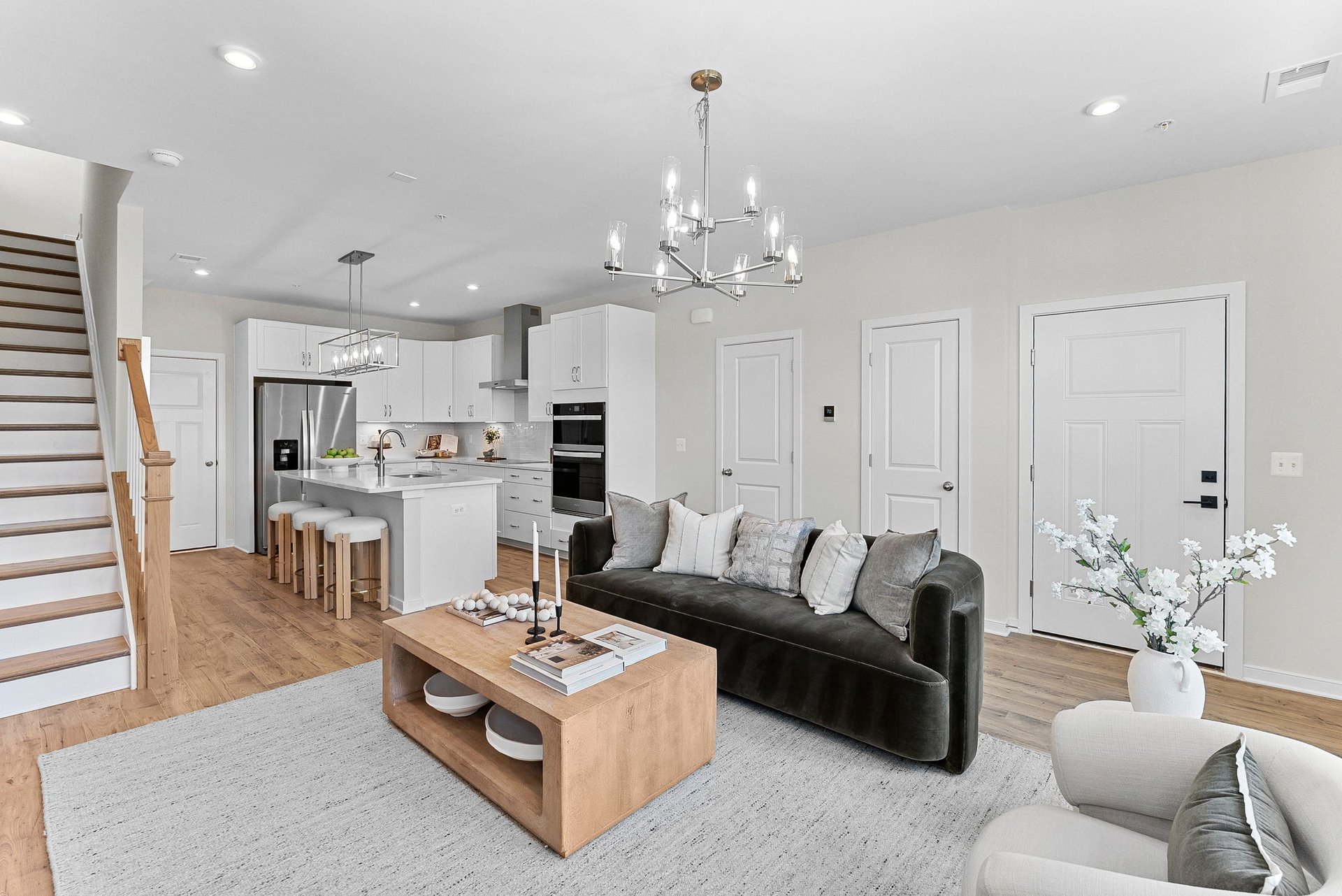 great room with access to kitchen