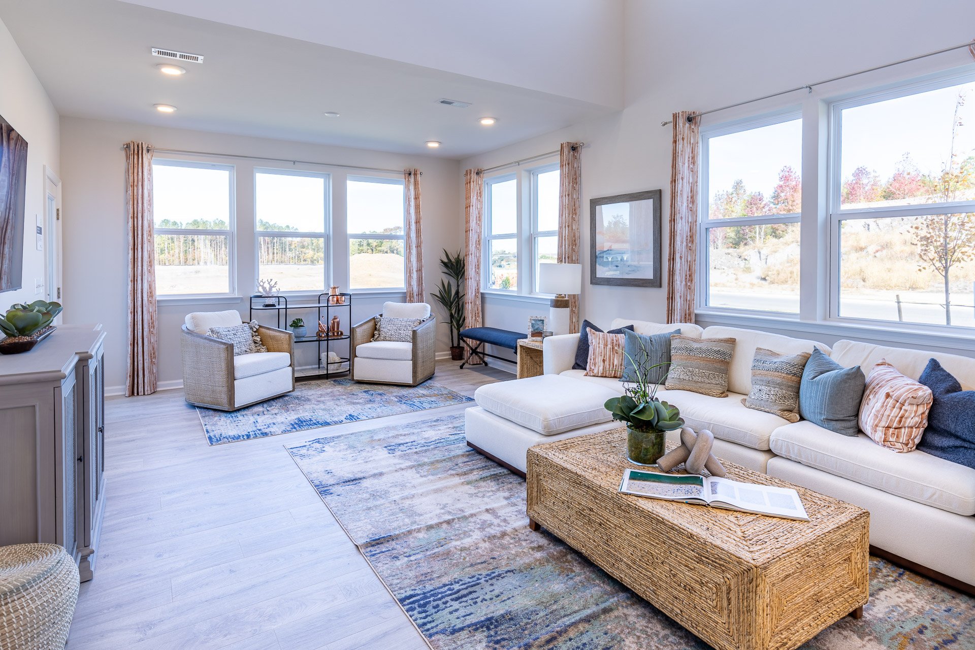 model home great room and morning room