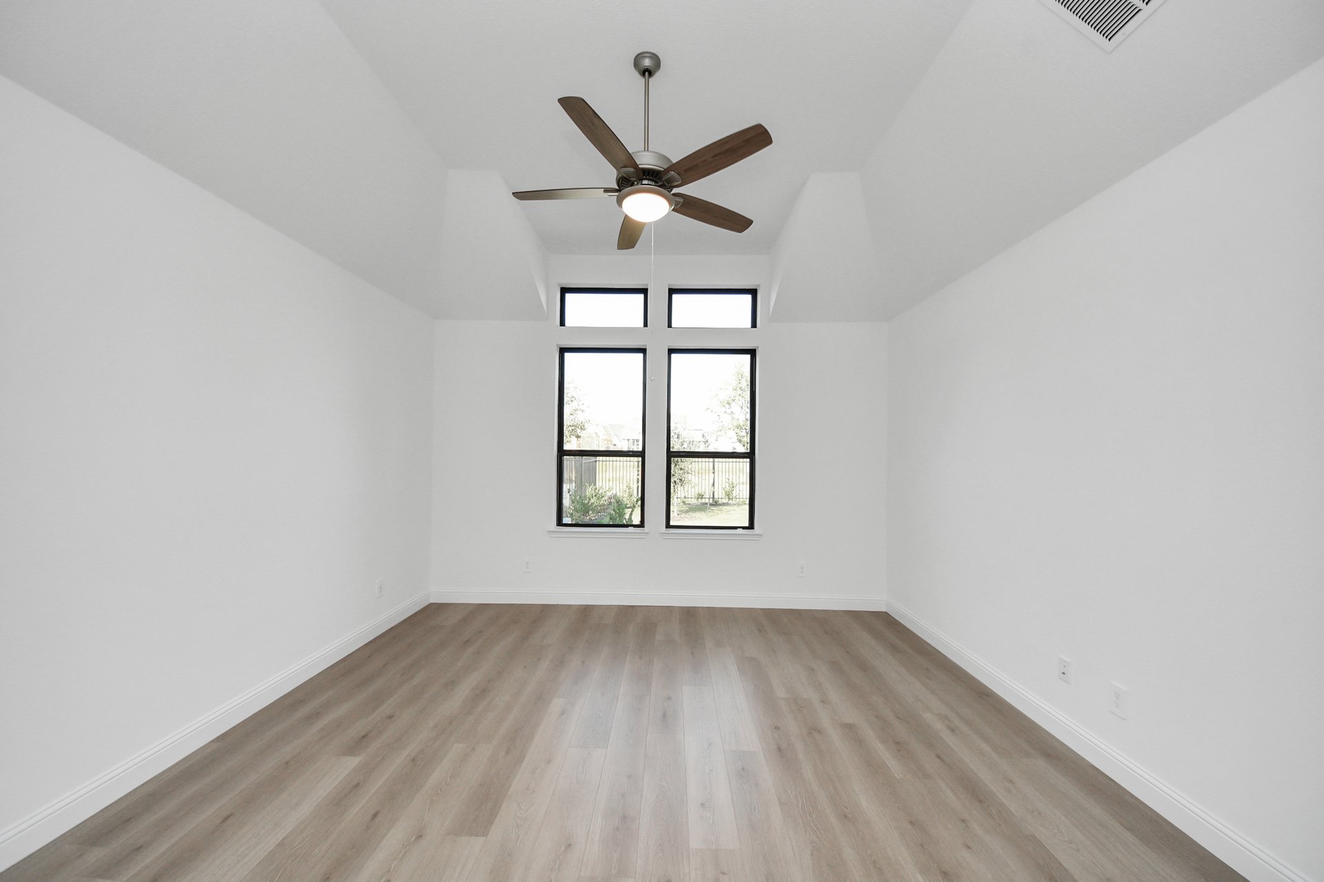 primary bathroom with double sink