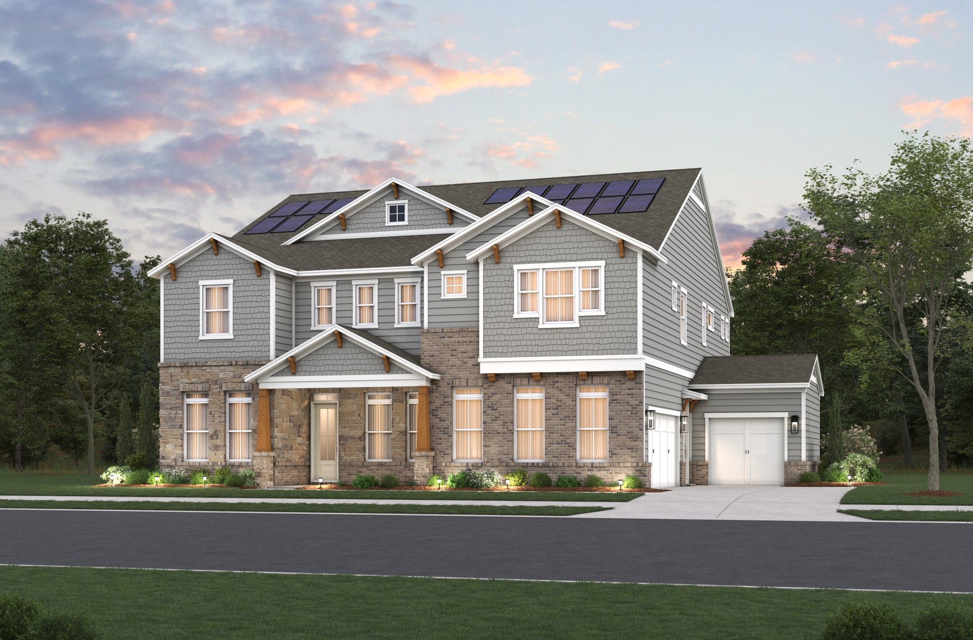 rendering of 2-story home
