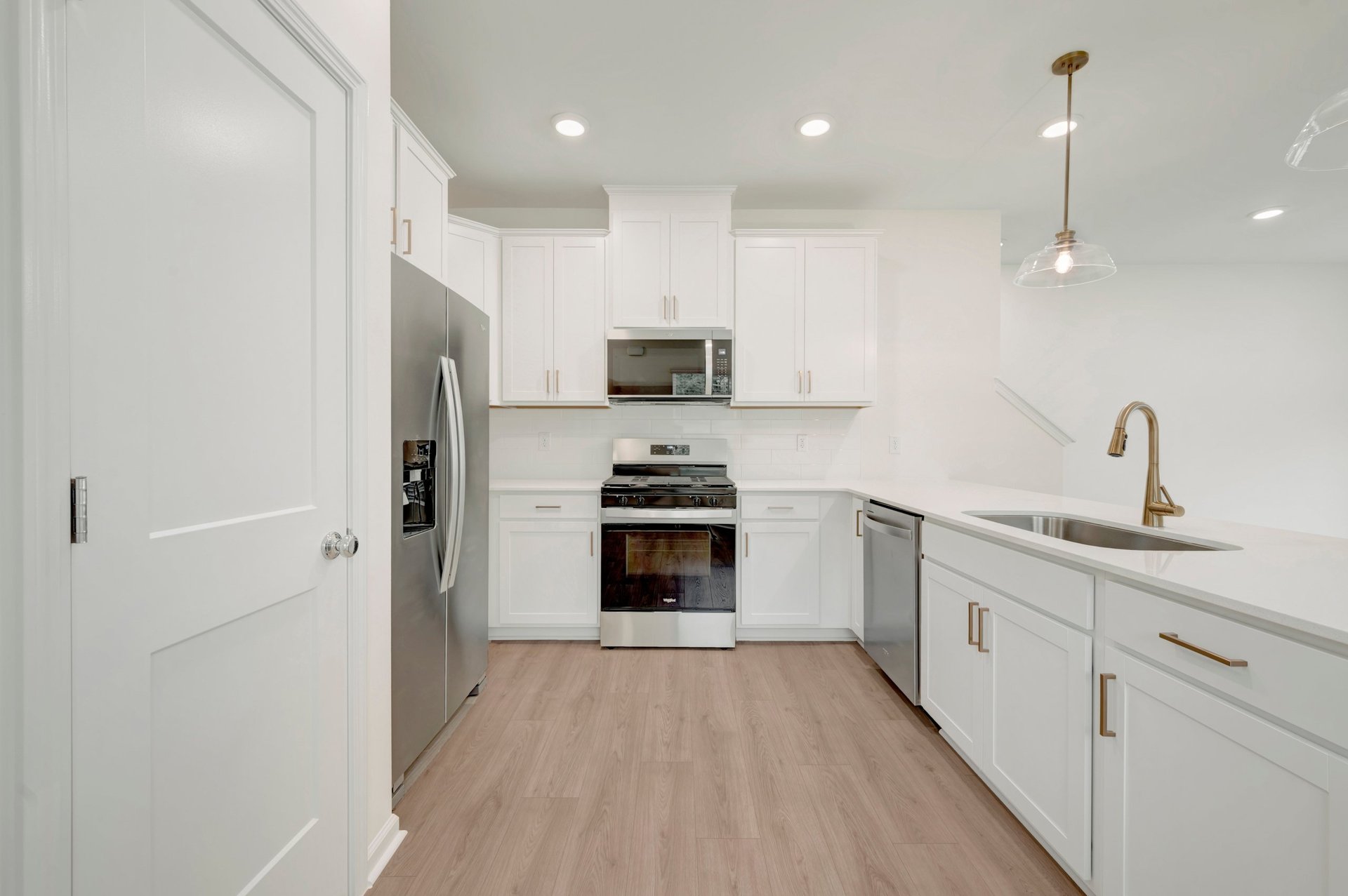 kitchen with stainless steel appliances