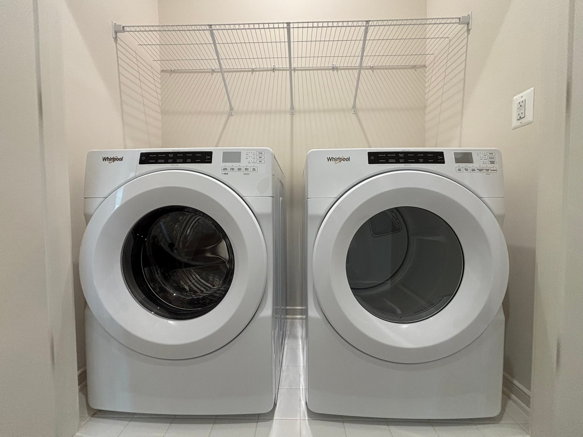 laundry area with washer and dryer