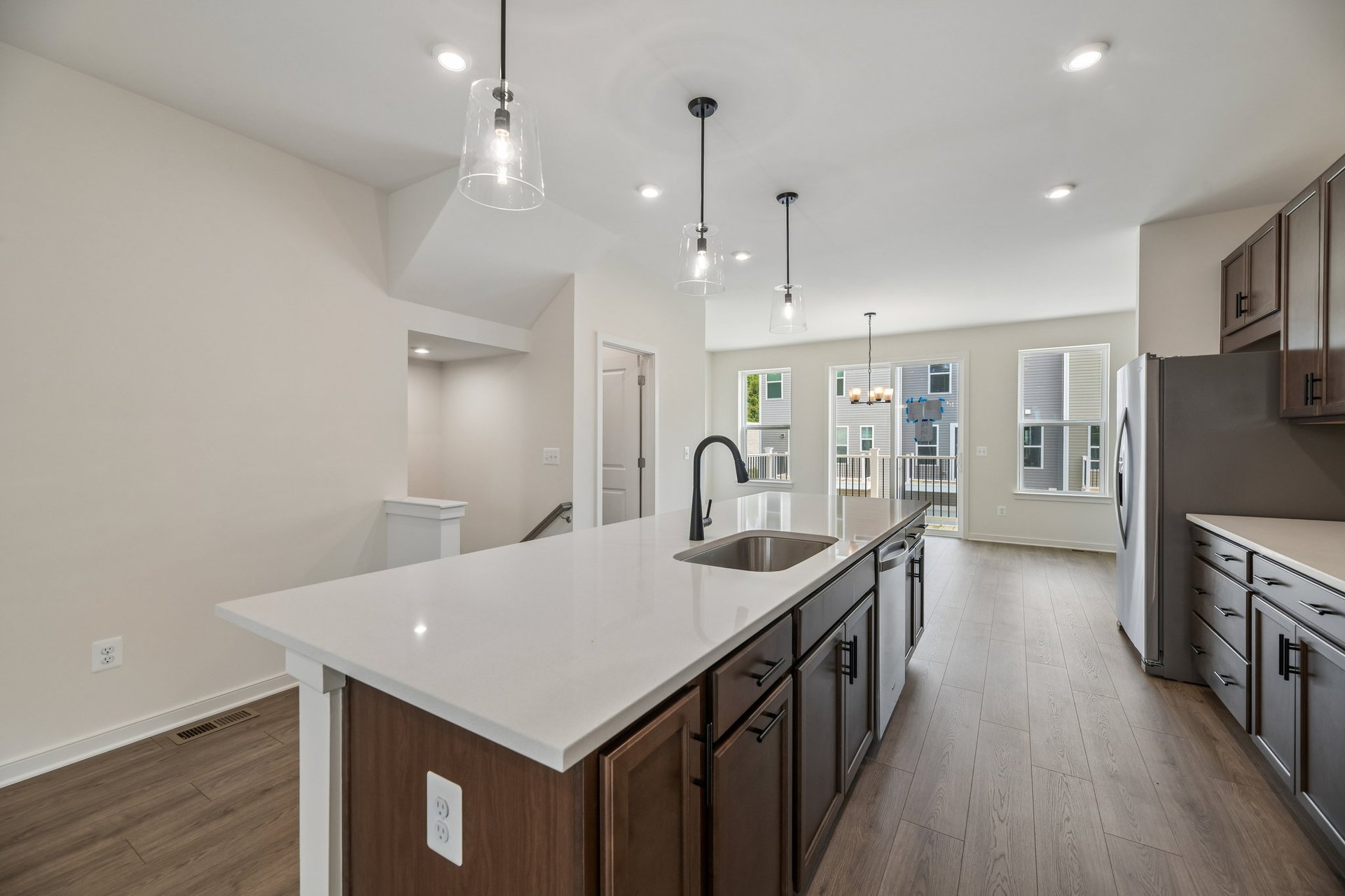 kitchen with an angled view