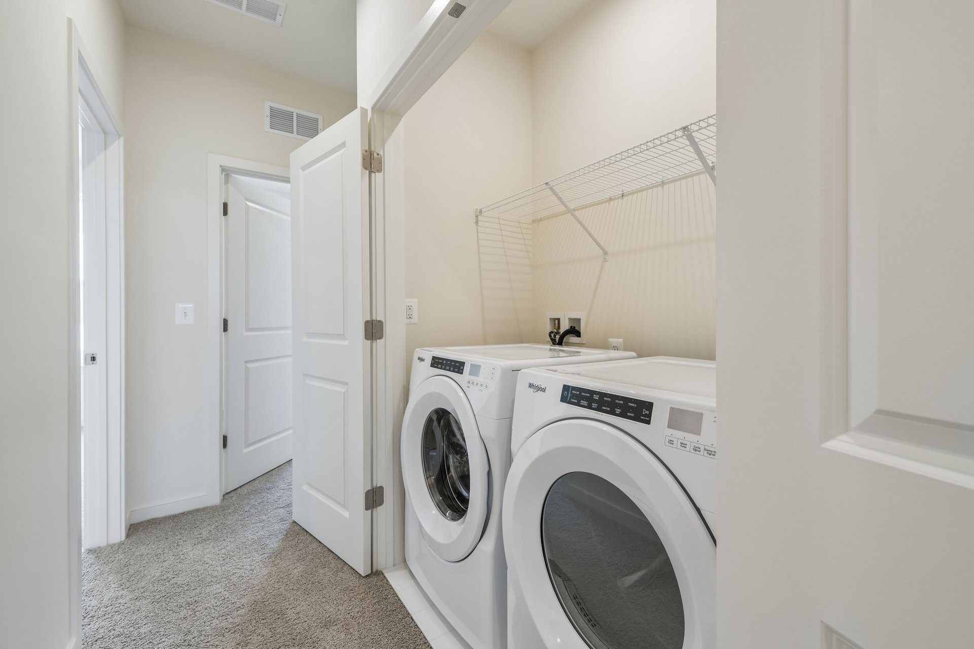 laundry area with a washer and dryer