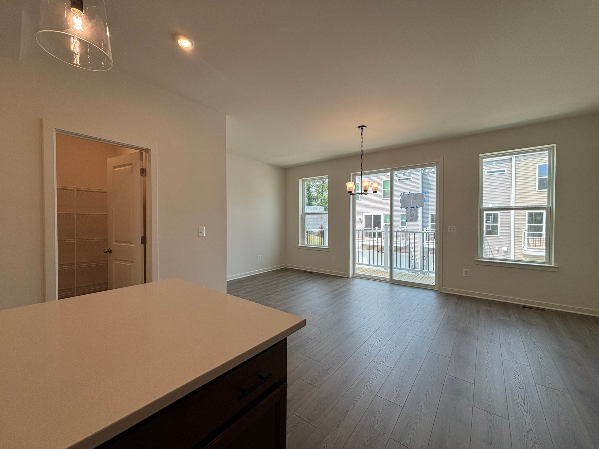 dining room and kitchen