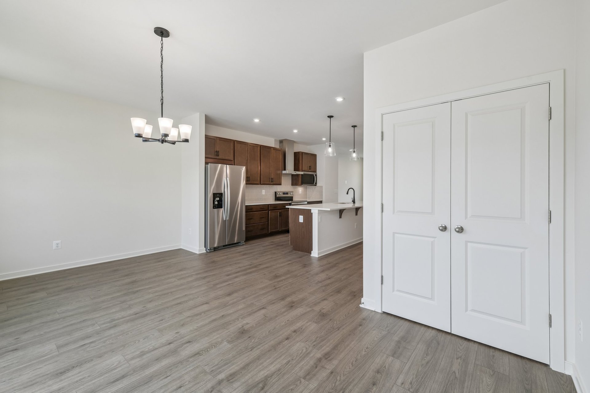 dining room with a pantry