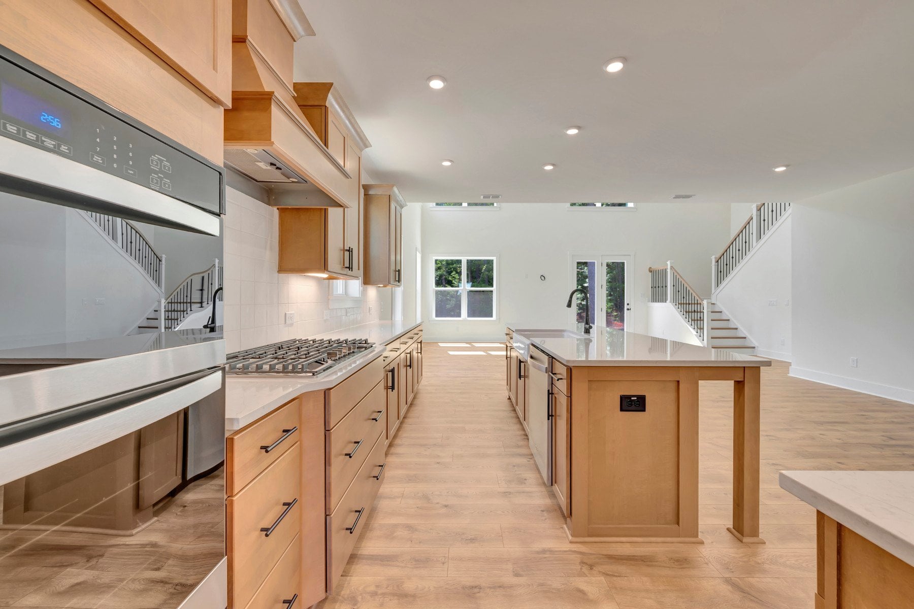 kitchen with access to the great room