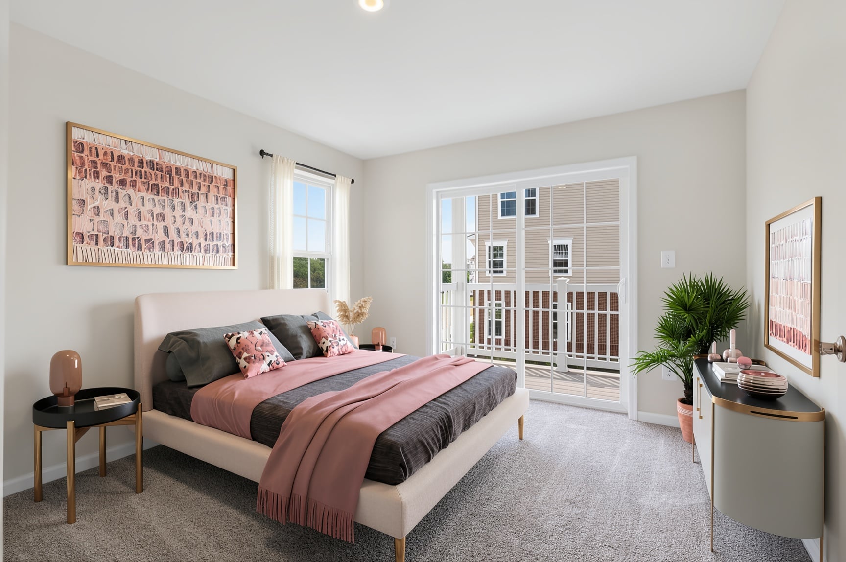 secondary bedroom with a full-sized bed