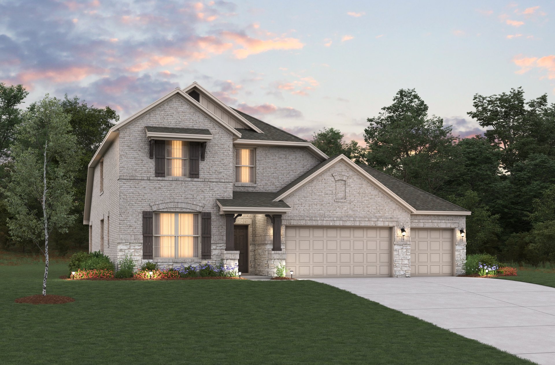 exterior of home with brick