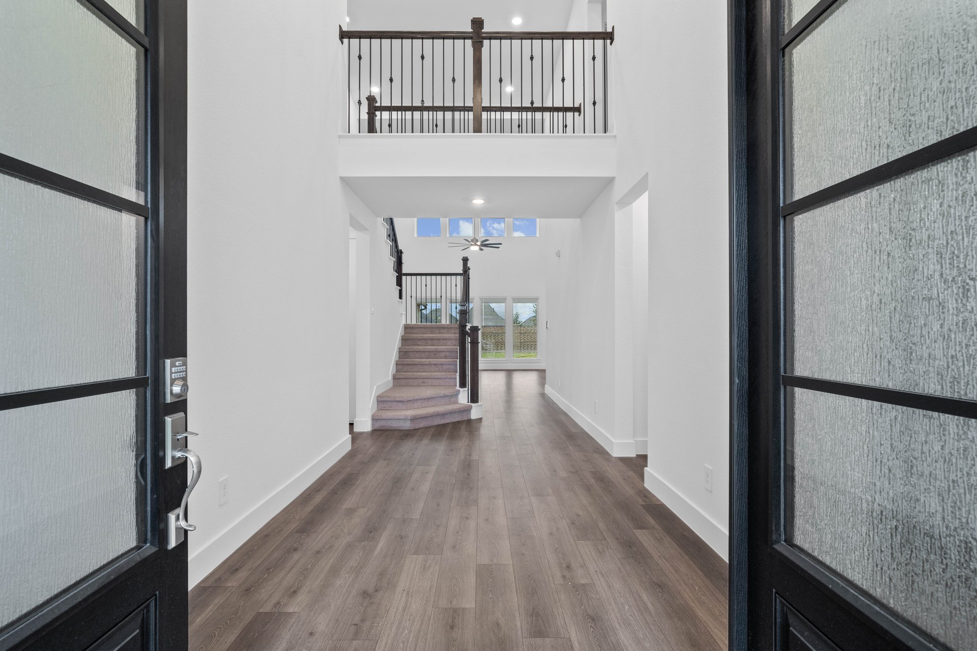 foyer with view of the staircase
