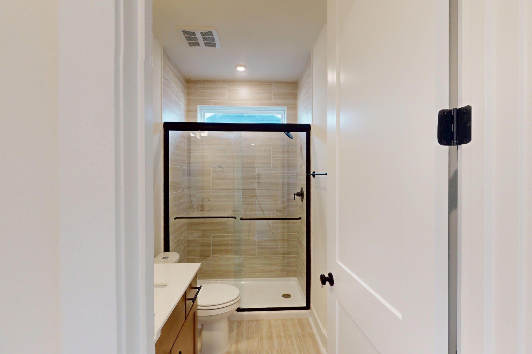 full bath with an oversized shower