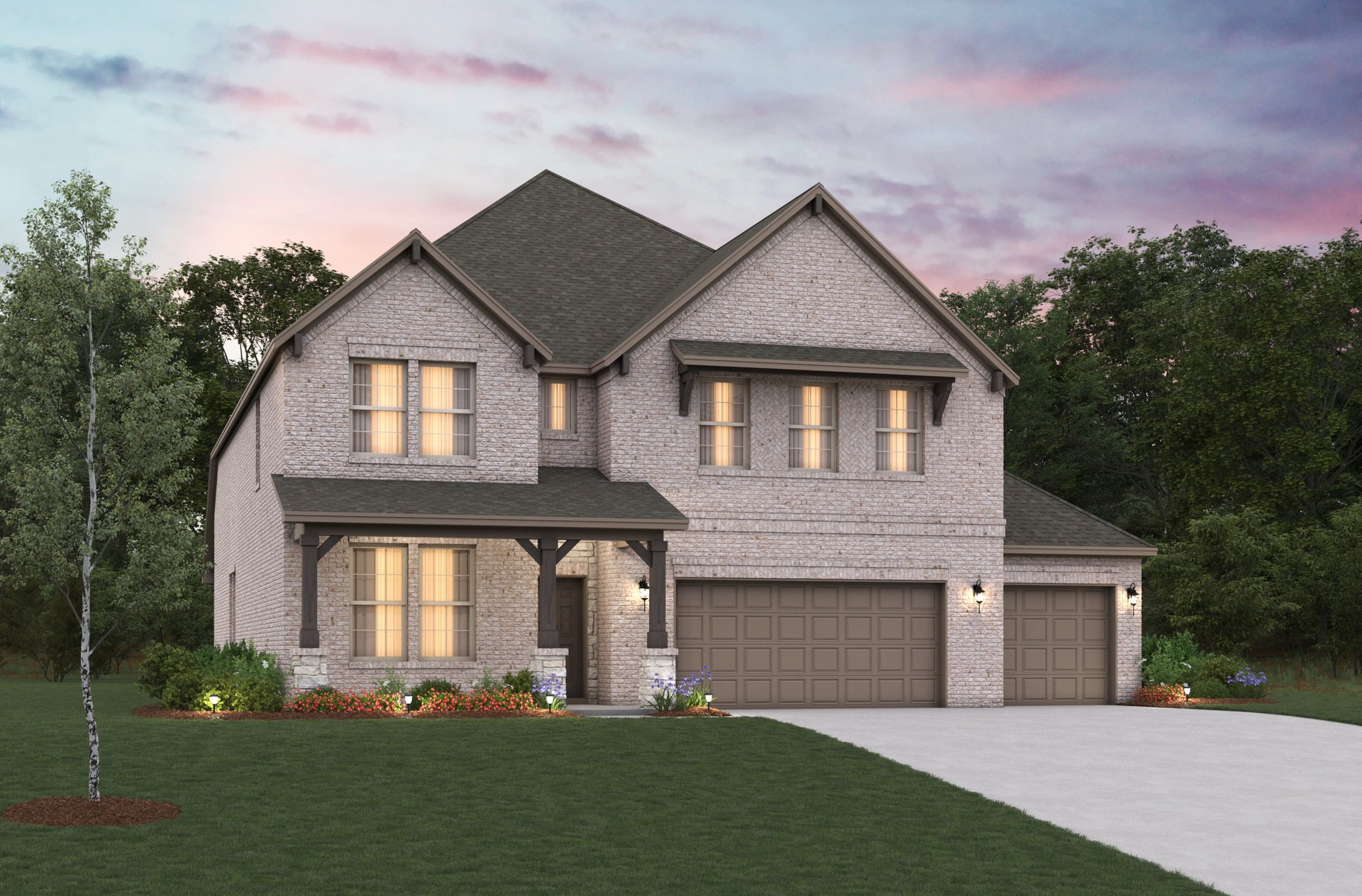 exterior of home with brick