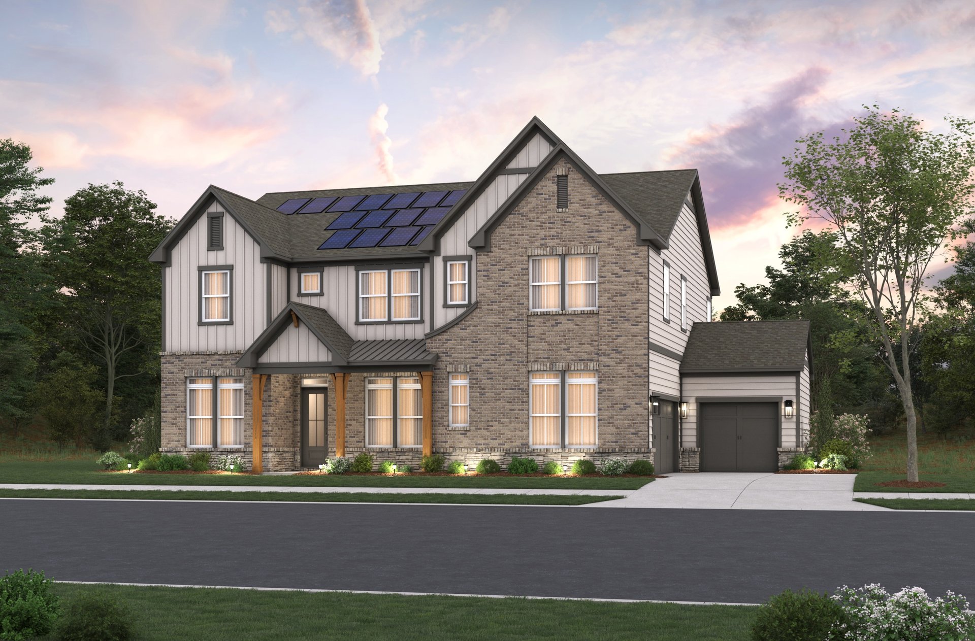 rendering of 2-story home