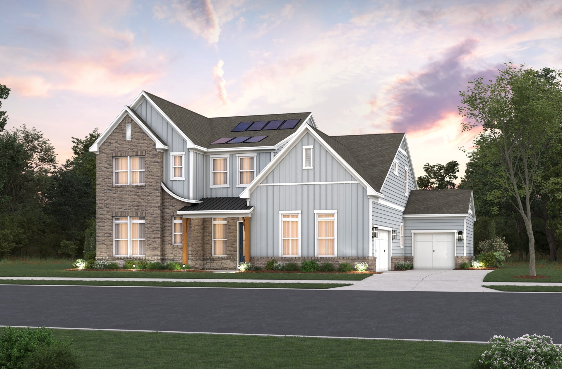 rendering of 2-story home