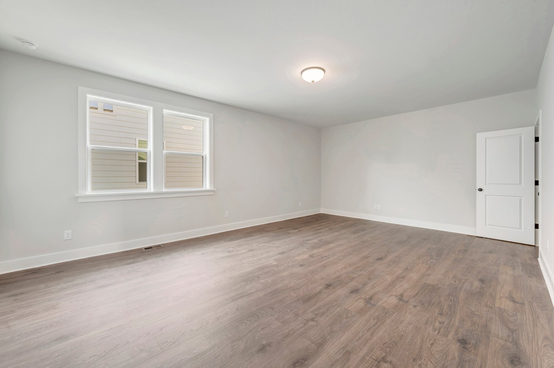 media room with two windows