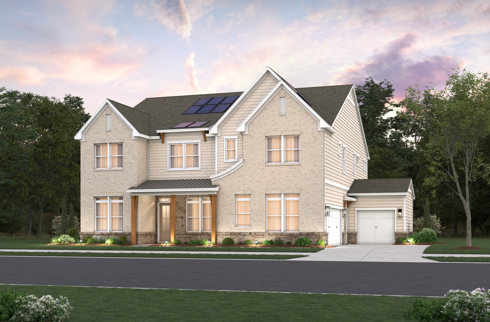 rendering of 2-story home