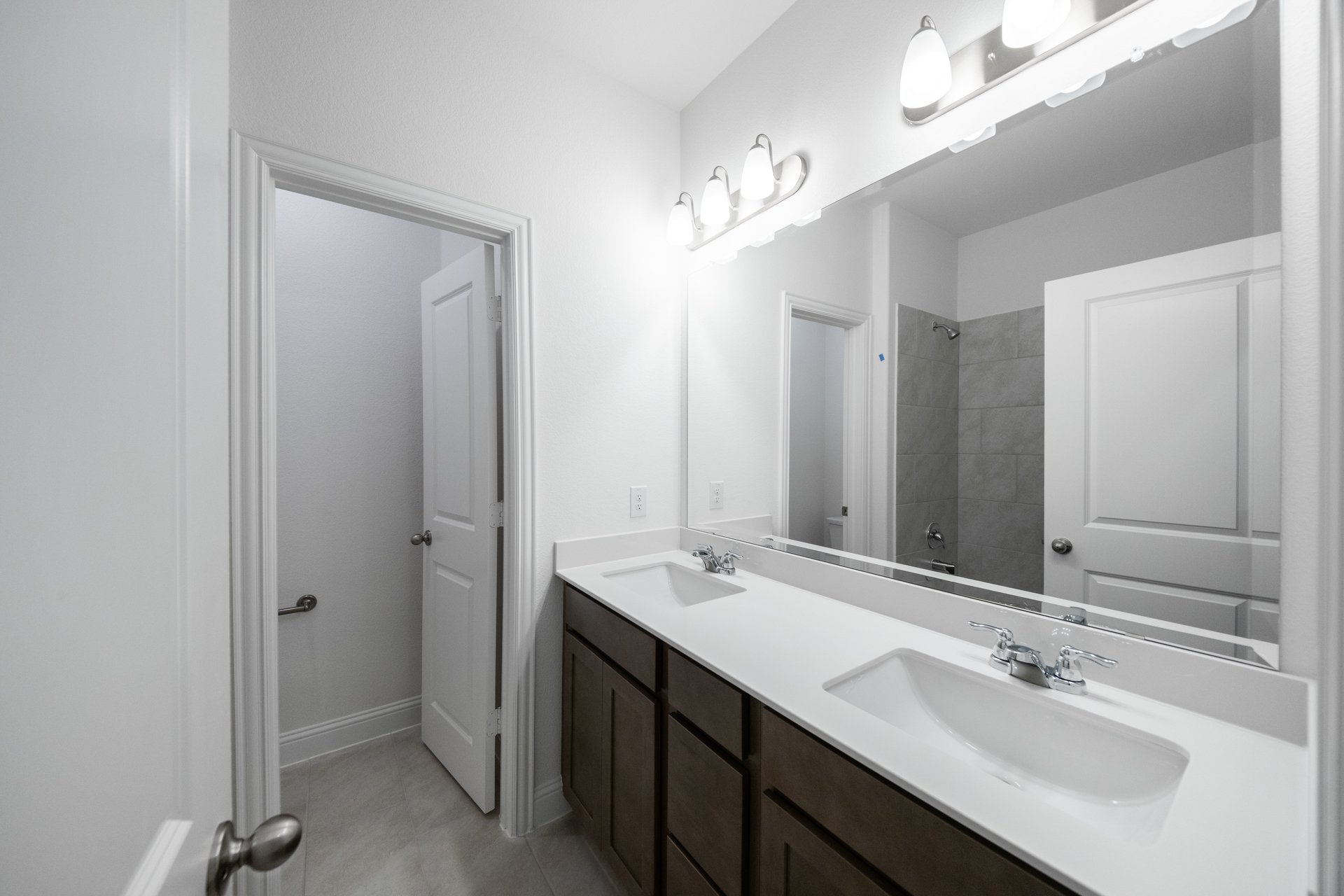 guest bathroom with soaking tub