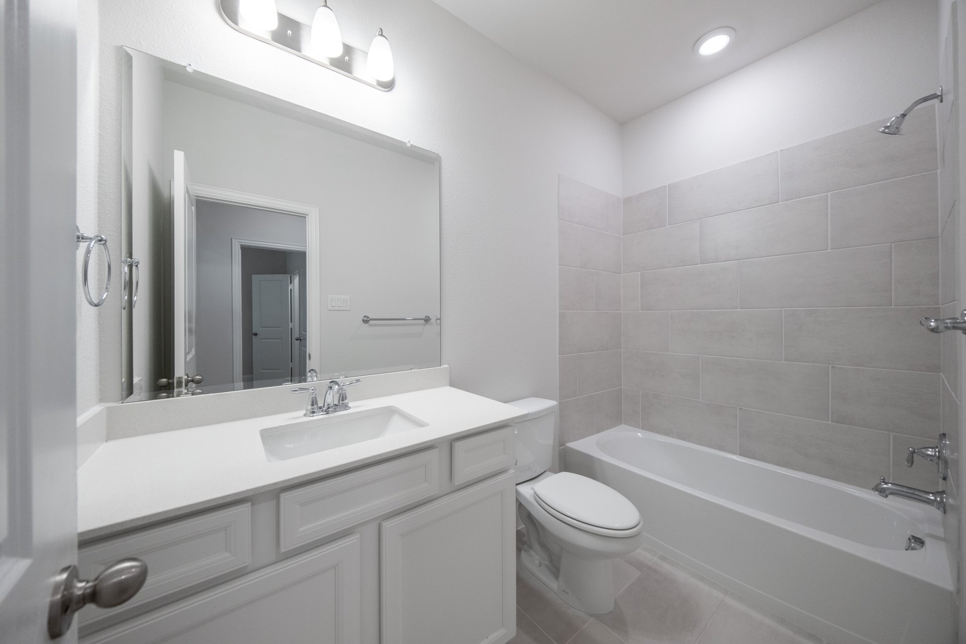 guest bathroom with soaking tub
