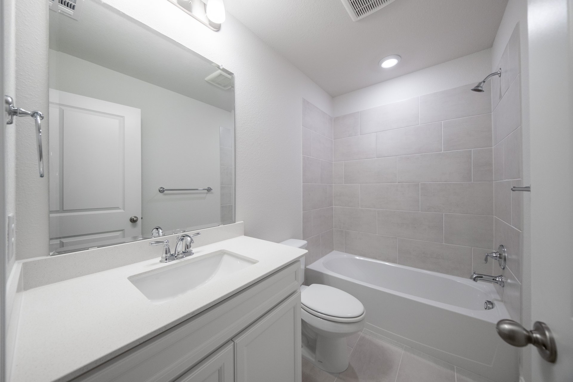 guest bathroom with soaking tub